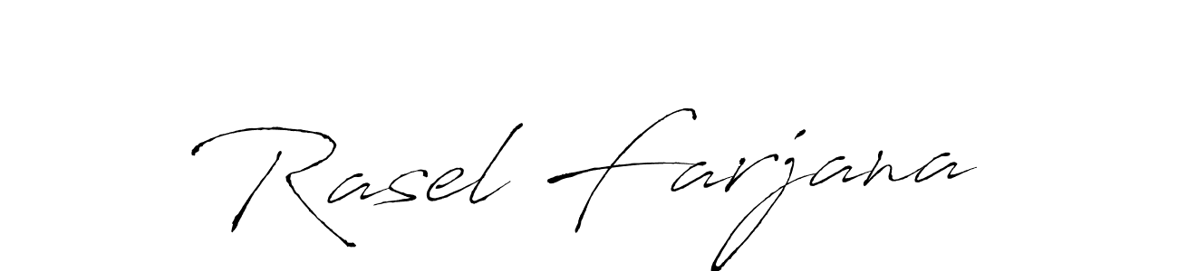 Use a signature maker to create a handwritten signature online. With this signature software, you can design (Antro_Vectra) your own signature for name Rasel Farjana. Rasel Farjana signature style 6 images and pictures png