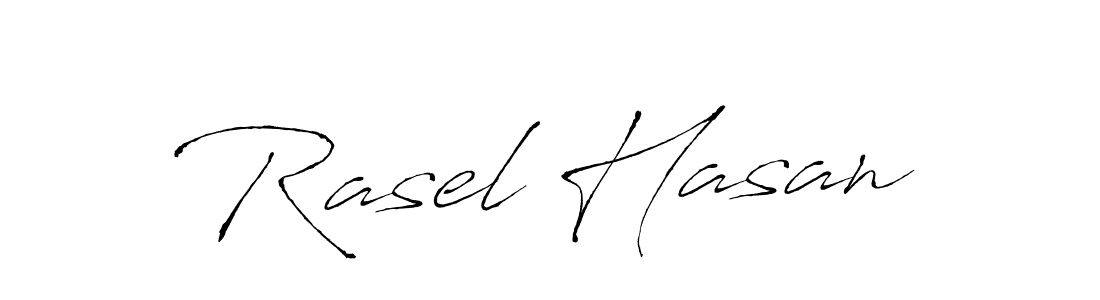 Design your own signature with our free online signature maker. With this signature software, you can create a handwritten (Antro_Vectra) signature for name Rasel Hasan. Rasel Hasan signature style 6 images and pictures png