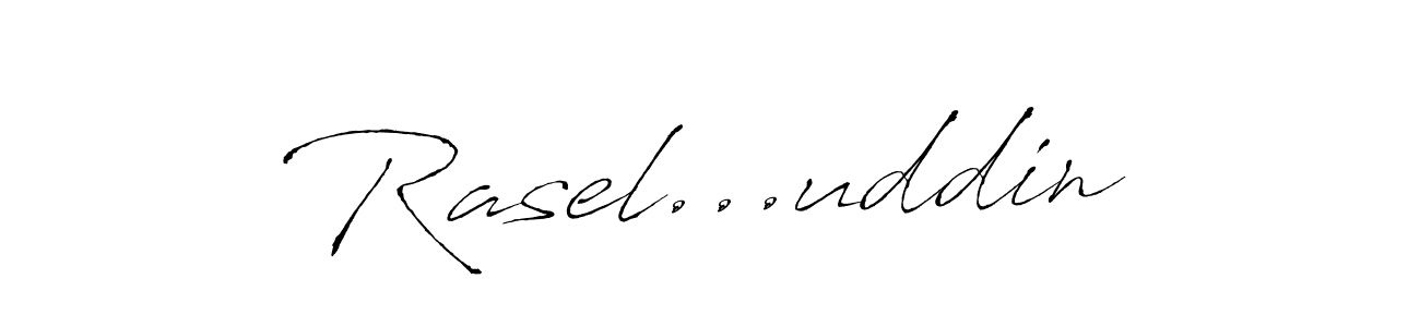 Create a beautiful signature design for name Rasel...uddin. With this signature (Antro_Vectra) fonts, you can make a handwritten signature for free. Rasel...uddin signature style 6 images and pictures png
