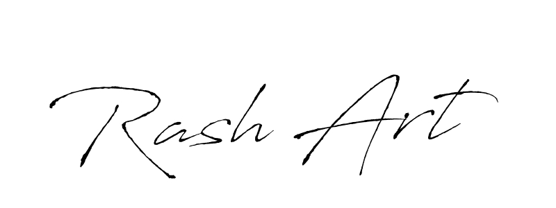 You should practise on your own different ways (Antro_Vectra) to write your name (Rash Art) in signature. don't let someone else do it for you. Rash Art signature style 6 images and pictures png