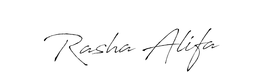 How to make Rasha Alifa name signature. Use Antro_Vectra style for creating short signs online. This is the latest handwritten sign. Rasha Alifa signature style 6 images and pictures png
