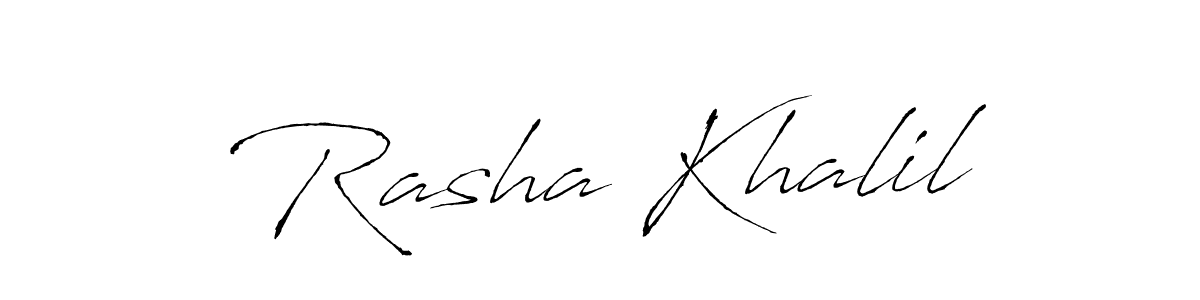 Use a signature maker to create a handwritten signature online. With this signature software, you can design (Antro_Vectra) your own signature for name Rasha Khalil. Rasha Khalil signature style 6 images and pictures png