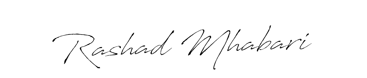 Antro_Vectra is a professional signature style that is perfect for those who want to add a touch of class to their signature. It is also a great choice for those who want to make their signature more unique. Get Rashad Mhabari name to fancy signature for free. Rashad Mhabari signature style 6 images and pictures png