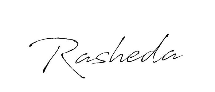 Rasheda stylish signature style. Best Handwritten Sign (Antro_Vectra) for my name. Handwritten Signature Collection Ideas for my name Rasheda. Rasheda signature style 6 images and pictures png