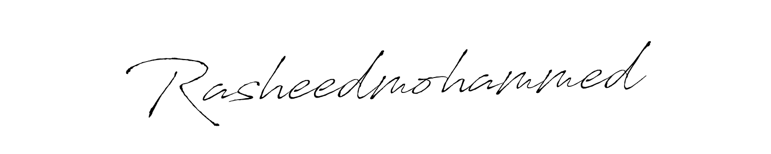 Antro_Vectra is a professional signature style that is perfect for those who want to add a touch of class to their signature. It is also a great choice for those who want to make their signature more unique. Get Rasheedmohammed name to fancy signature for free. Rasheedmohammed signature style 6 images and pictures png