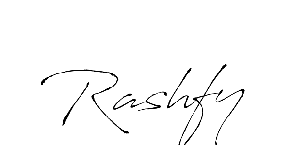 Design your own signature with our free online signature maker. With this signature software, you can create a handwritten (Antro_Vectra) signature for name Rashfy. Rashfy signature style 6 images and pictures png