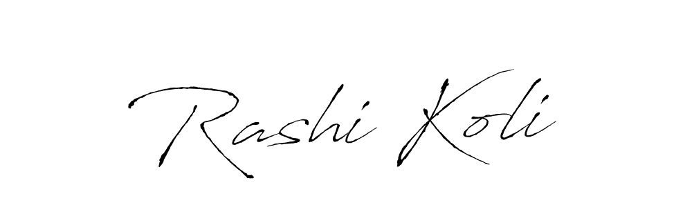 Rashi Koli stylish signature style. Best Handwritten Sign (Antro_Vectra) for my name. Handwritten Signature Collection Ideas for my name Rashi Koli. Rashi Koli signature style 6 images and pictures png