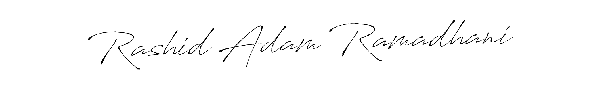 You should practise on your own different ways (Antro_Vectra) to write your name (Rashid Adam Ramadhani) in signature. don't let someone else do it for you. Rashid Adam Ramadhani signature style 6 images and pictures png