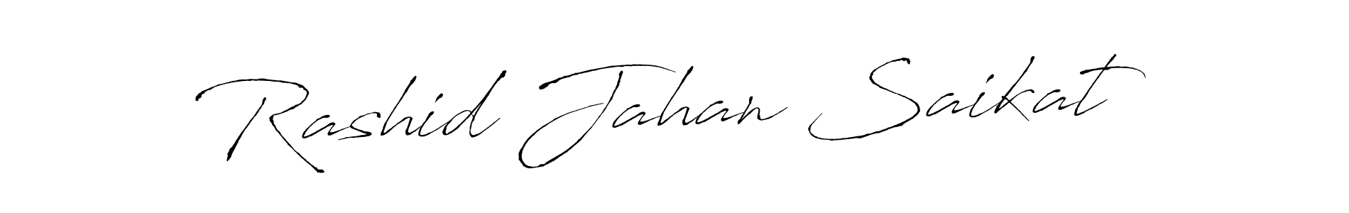 Make a beautiful signature design for name Rashid Jahan Saikat. With this signature (Antro_Vectra) style, you can create a handwritten signature for free. Rashid Jahan Saikat signature style 6 images and pictures png