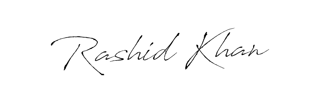 Rashid Khan stylish signature style. Best Handwritten Sign (Antro_Vectra) for my name. Handwritten Signature Collection Ideas for my name Rashid Khan. Rashid Khan signature style 6 images and pictures png