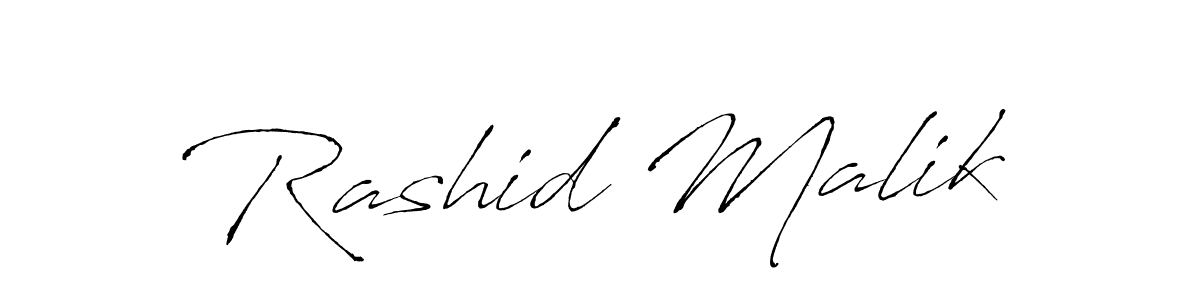 Also You can easily find your signature by using the search form. We will create Rashid Malik name handwritten signature images for you free of cost using Antro_Vectra sign style. Rashid Malik signature style 6 images and pictures png