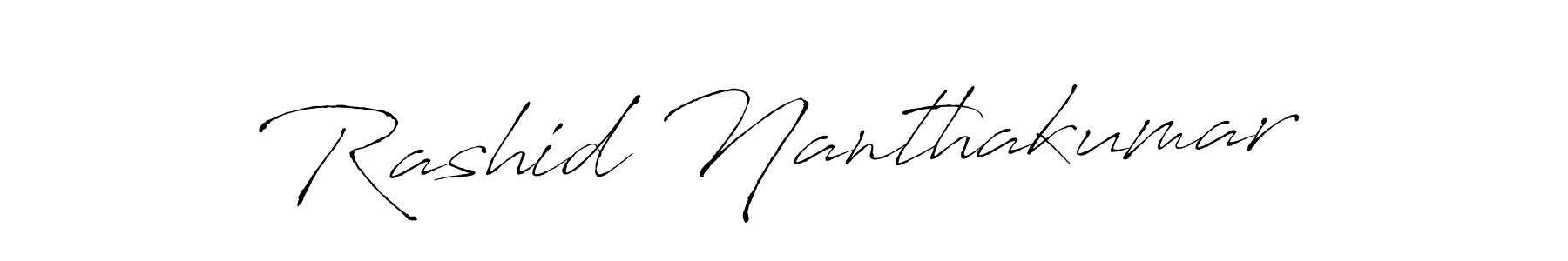 Similarly Antro_Vectra is the best handwritten signature design. Signature creator online .You can use it as an online autograph creator for name Rashid Nanthakumar. Rashid Nanthakumar signature style 6 images and pictures png