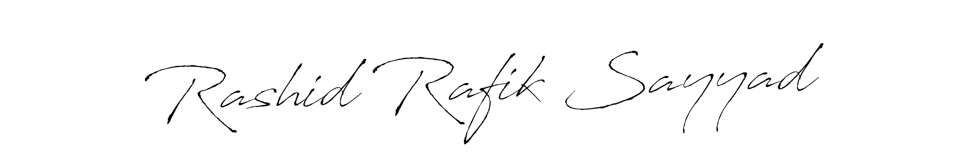 Make a short Rashid Rafik Sayyad signature style. Manage your documents anywhere anytime using Antro_Vectra. Create and add eSignatures, submit forms, share and send files easily. Rashid Rafik Sayyad signature style 6 images and pictures png