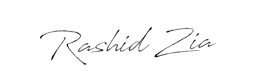 Create a beautiful signature design for name Rashid Zia. With this signature (Antro_Vectra) fonts, you can make a handwritten signature for free. Rashid Zia signature style 6 images and pictures png