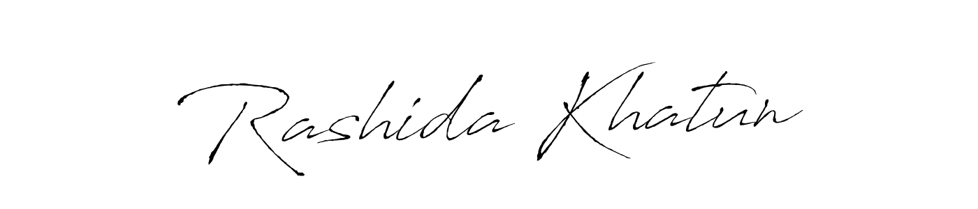 Create a beautiful signature design for name Rashida Khatun. With this signature (Antro_Vectra) fonts, you can make a handwritten signature for free. Rashida Khatun signature style 6 images and pictures png