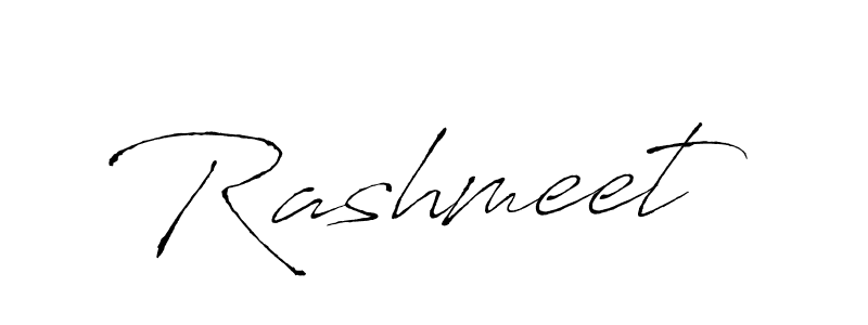 Design your own signature with our free online signature maker. With this signature software, you can create a handwritten (Antro_Vectra) signature for name Rashmeet. Rashmeet signature style 6 images and pictures png