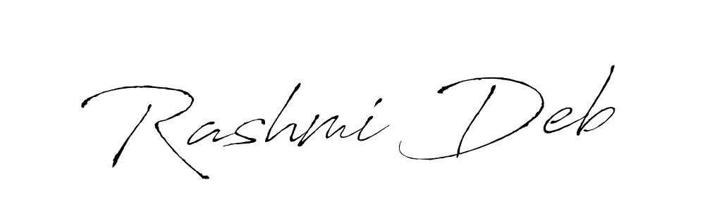 How to make Rashmi Deb signature? Antro_Vectra is a professional autograph style. Create handwritten signature for Rashmi Deb name. Rashmi Deb signature style 6 images and pictures png