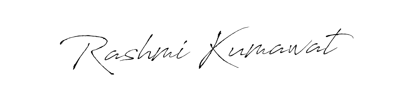 Antro_Vectra is a professional signature style that is perfect for those who want to add a touch of class to their signature. It is also a great choice for those who want to make their signature more unique. Get Rashmi Kumawat name to fancy signature for free. Rashmi Kumawat signature style 6 images and pictures png