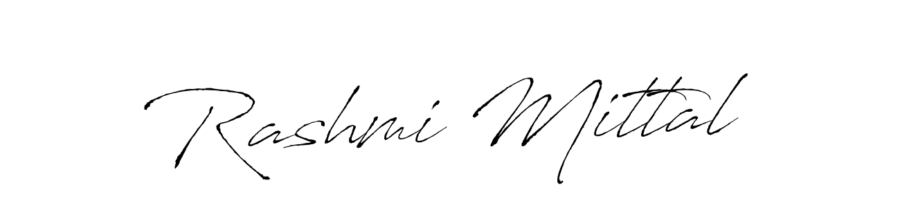 How to make Rashmi Mittal signature? Antro_Vectra is a professional autograph style. Create handwritten signature for Rashmi Mittal name. Rashmi Mittal signature style 6 images and pictures png