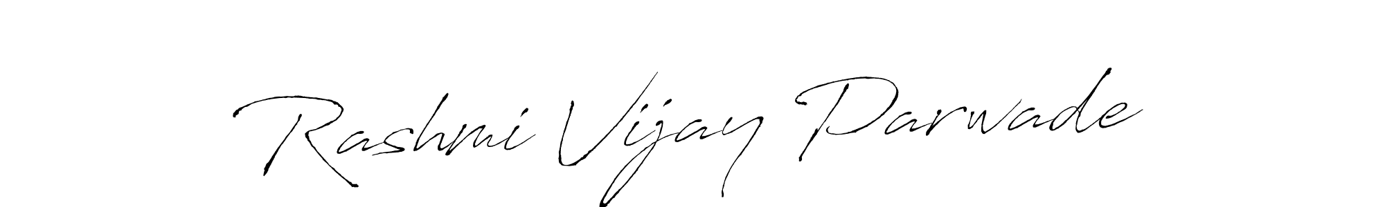 You should practise on your own different ways (Antro_Vectra) to write your name (Rashmi Vijay Parwade) in signature. don't let someone else do it for you. Rashmi Vijay Parwade signature style 6 images and pictures png