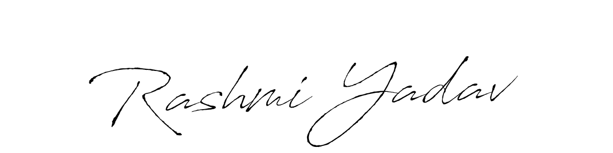 Create a beautiful signature design for name Rashmi Yadav. With this signature (Antro_Vectra) fonts, you can make a handwritten signature for free. Rashmi Yadav signature style 6 images and pictures png