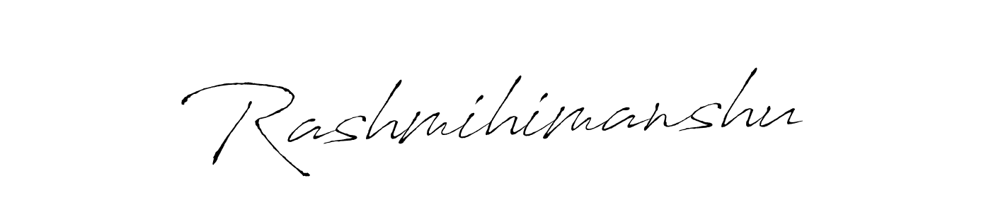 Rashmihimanshu stylish signature style. Best Handwritten Sign (Antro_Vectra) for my name. Handwritten Signature Collection Ideas for my name Rashmihimanshu. Rashmihimanshu signature style 6 images and pictures png