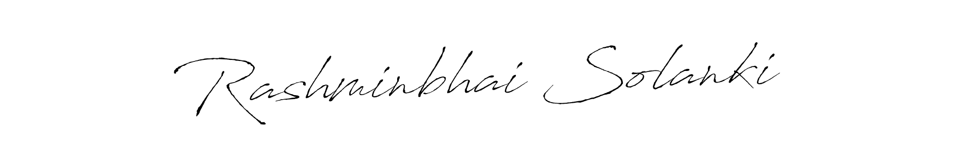 How to make Rashminbhai Solanki signature? Antro_Vectra is a professional autograph style. Create handwritten signature for Rashminbhai Solanki name. Rashminbhai Solanki signature style 6 images and pictures png