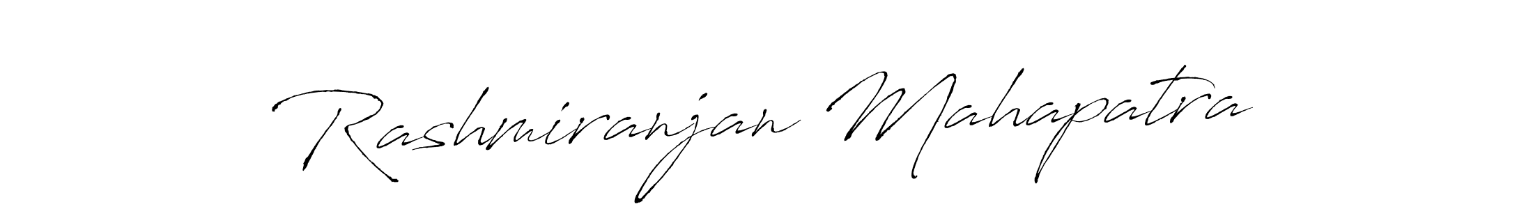 Create a beautiful signature design for name Rashmiranjan Mahapatra. With this signature (Antro_Vectra) fonts, you can make a handwritten signature for free. Rashmiranjan Mahapatra signature style 6 images and pictures png