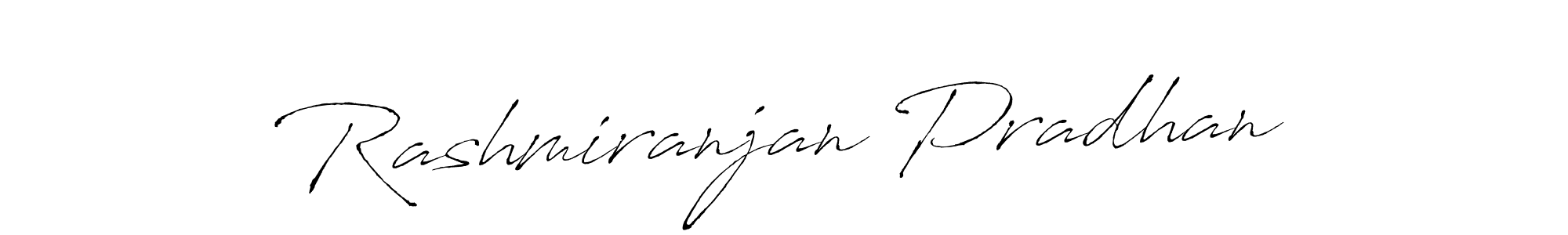 Make a beautiful signature design for name Rashmiranjan Pradhan. With this signature (Antro_Vectra) style, you can create a handwritten signature for free. Rashmiranjan Pradhan signature style 6 images and pictures png