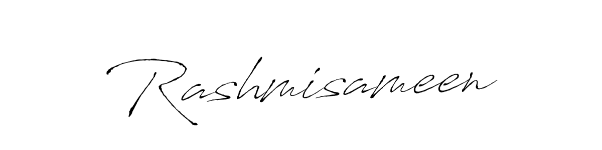 Make a beautiful signature design for name Rashmisameen. With this signature (Antro_Vectra) style, you can create a handwritten signature for free. Rashmisameen signature style 6 images and pictures png