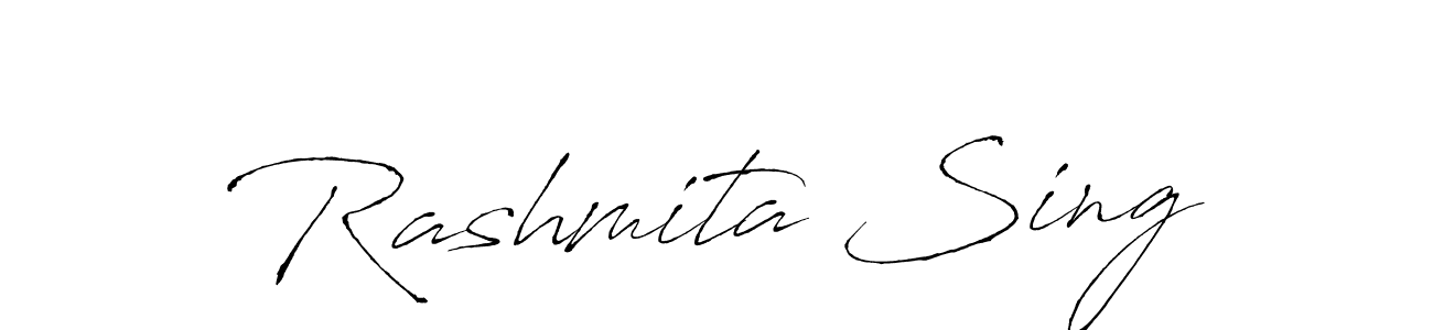 Create a beautiful signature design for name Rashmita Sing. With this signature (Antro_Vectra) fonts, you can make a handwritten signature for free. Rashmita Sing signature style 6 images and pictures png
