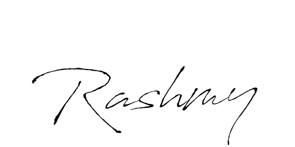 The best way (Antro_Vectra) to make a short signature is to pick only two or three words in your name. The name Rashmy include a total of six letters. For converting this name. Rashmy signature style 6 images and pictures png