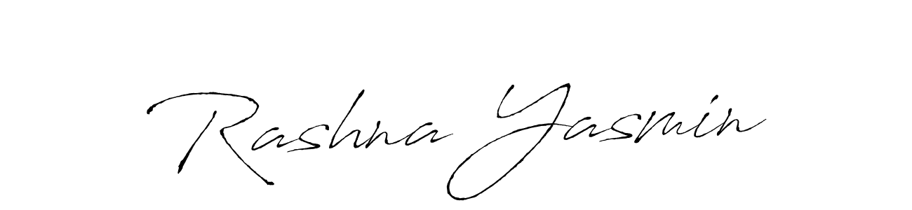 Rashna Yasmin stylish signature style. Best Handwritten Sign (Antro_Vectra) for my name. Handwritten Signature Collection Ideas for my name Rashna Yasmin. Rashna Yasmin signature style 6 images and pictures png