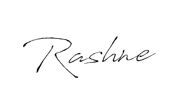 Create a beautiful signature design for name Rashne. With this signature (Antro_Vectra) fonts, you can make a handwritten signature for free. Rashne signature style 6 images and pictures png