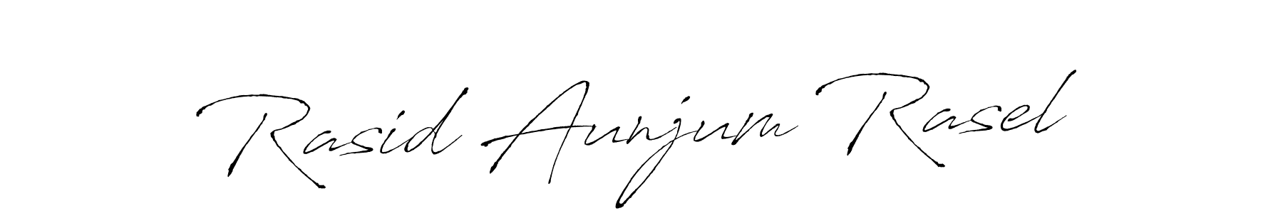 It looks lik you need a new signature style for name Rasid Aunjum Rasel. Design unique handwritten (Antro_Vectra) signature with our free signature maker in just a few clicks. Rasid Aunjum Rasel signature style 6 images and pictures png