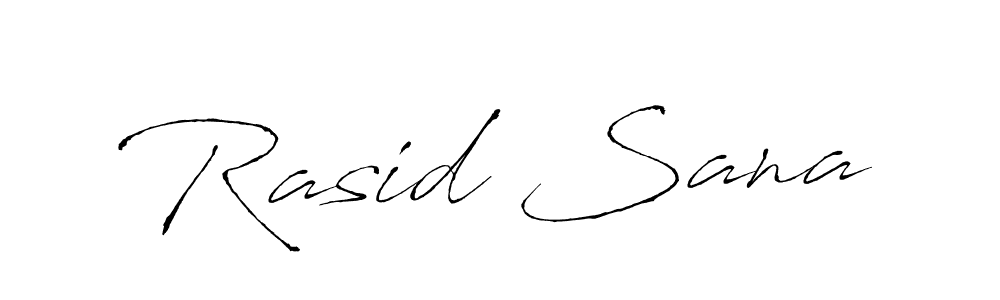 This is the best signature style for the Rasid Sana name. Also you like these signature font (Antro_Vectra). Mix name signature. Rasid Sana signature style 6 images and pictures png