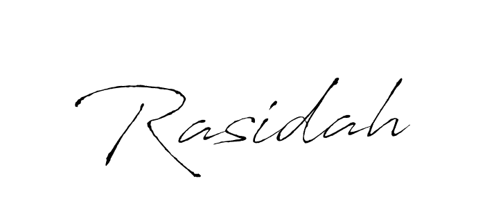 Create a beautiful signature design for name Rasidah. With this signature (Antro_Vectra) fonts, you can make a handwritten signature for free. Rasidah signature style 6 images and pictures png