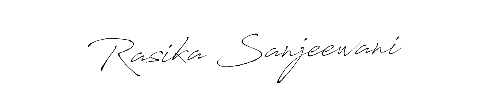 Create a beautiful signature design for name Rasika Sanjeewani. With this signature (Antro_Vectra) fonts, you can make a handwritten signature for free. Rasika Sanjeewani signature style 6 images and pictures png