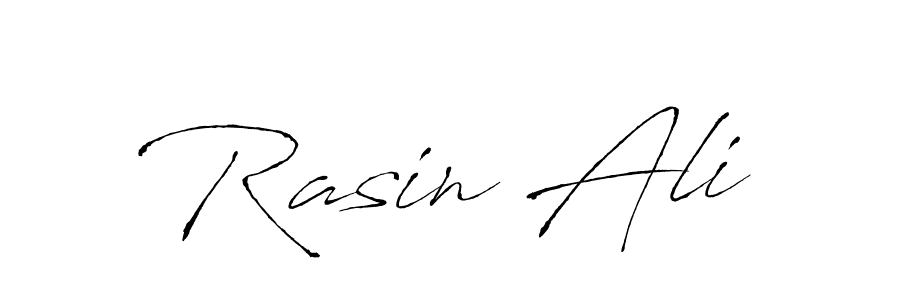 Make a beautiful signature design for name Rasin Ali. With this signature (Antro_Vectra) style, you can create a handwritten signature for free. Rasin Ali signature style 6 images and pictures png