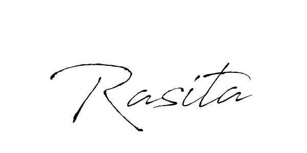 Design your own signature with our free online signature maker. With this signature software, you can create a handwritten (Antro_Vectra) signature for name Rasita. Rasita signature style 6 images and pictures png