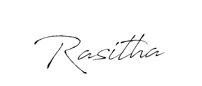 Rasitha stylish signature style. Best Handwritten Sign (Antro_Vectra) for my name. Handwritten Signature Collection Ideas for my name Rasitha. Rasitha signature style 6 images and pictures png