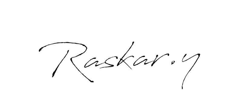 Design your own signature with our free online signature maker. With this signature software, you can create a handwritten (Antro_Vectra) signature for name Raskar.y. Raskar.y signature style 6 images and pictures png