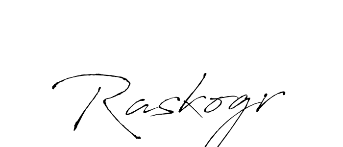 Raskogr stylish signature style. Best Handwritten Sign (Antro_Vectra) for my name. Handwritten Signature Collection Ideas for my name Raskogr. Raskogr signature style 6 images and pictures png