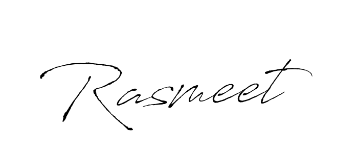 Rasmeet stylish signature style. Best Handwritten Sign (Antro_Vectra) for my name. Handwritten Signature Collection Ideas for my name Rasmeet. Rasmeet signature style 6 images and pictures png