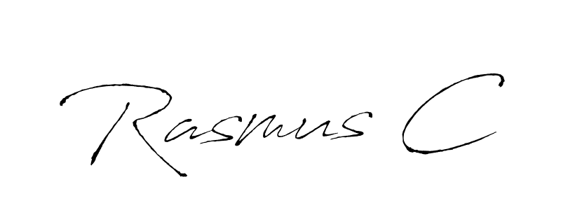 Use a signature maker to create a handwritten signature online. With this signature software, you can design (Antro_Vectra) your own signature for name Rasmus C. Rasmus C signature style 6 images and pictures png