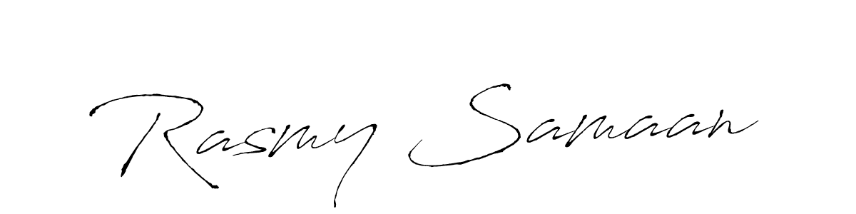Also we have Rasmy Samaan name is the best signature style. Create professional handwritten signature collection using Antro_Vectra autograph style. Rasmy Samaan signature style 6 images and pictures png