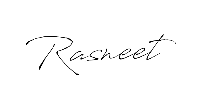 Create a beautiful signature design for name Rasneet. With this signature (Antro_Vectra) fonts, you can make a handwritten signature for free. Rasneet signature style 6 images and pictures png