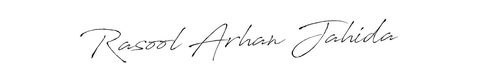 Use a signature maker to create a handwritten signature online. With this signature software, you can design (Antro_Vectra) your own signature for name Rasool Arhan Jahida. Rasool Arhan Jahida signature style 6 images and pictures png