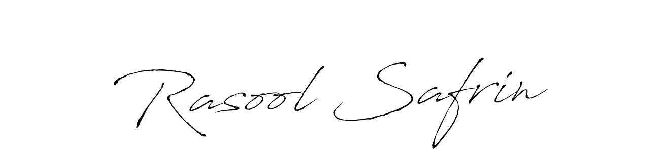 You should practise on your own different ways (Antro_Vectra) to write your name (Rasool Safrin) in signature. don't let someone else do it for you. Rasool Safrin signature style 6 images and pictures png