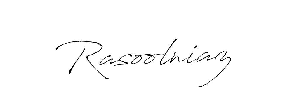 How to make Rasoolniaz signature? Antro_Vectra is a professional autograph style. Create handwritten signature for Rasoolniaz name. Rasoolniaz signature style 6 images and pictures png